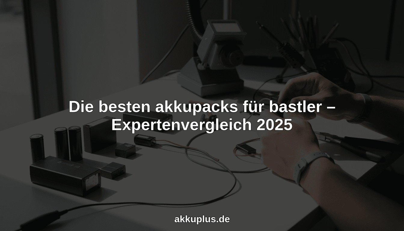 Die besten akkupacks für bastler – Expertenvergleich 2025
