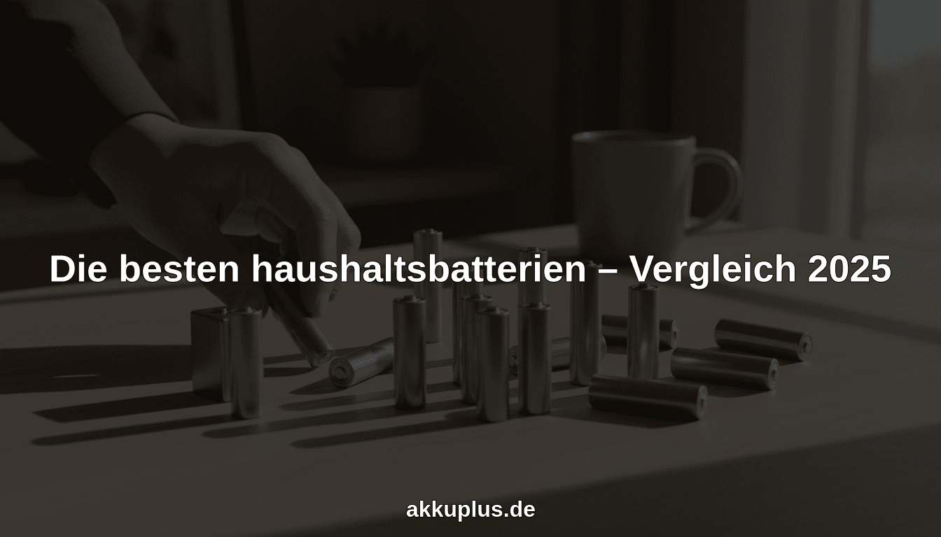 Die besten haushaltsbatterien – Vergleich 2025