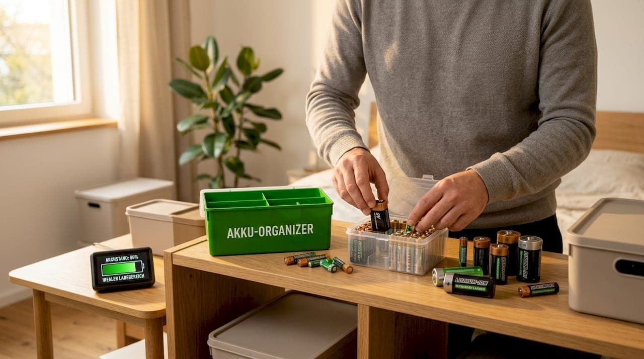 Tipps zur Batterielagerung: Lebensdauer maximieren