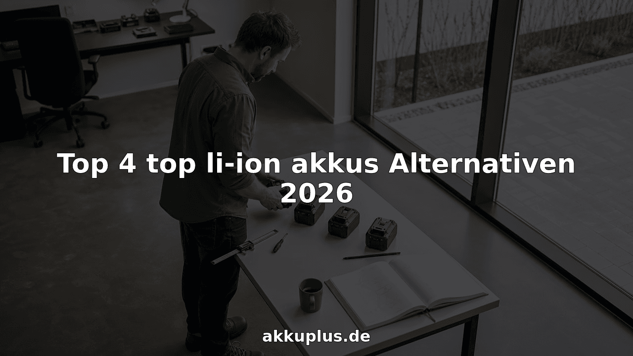 Top 4 top li-ion akkus Alternativen 2026