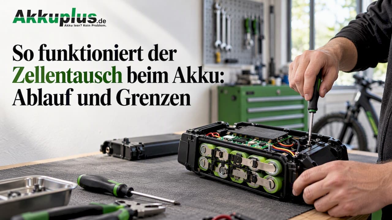 So funktioniert der Zellentausch beim Akku: Ablauf und Grenzen